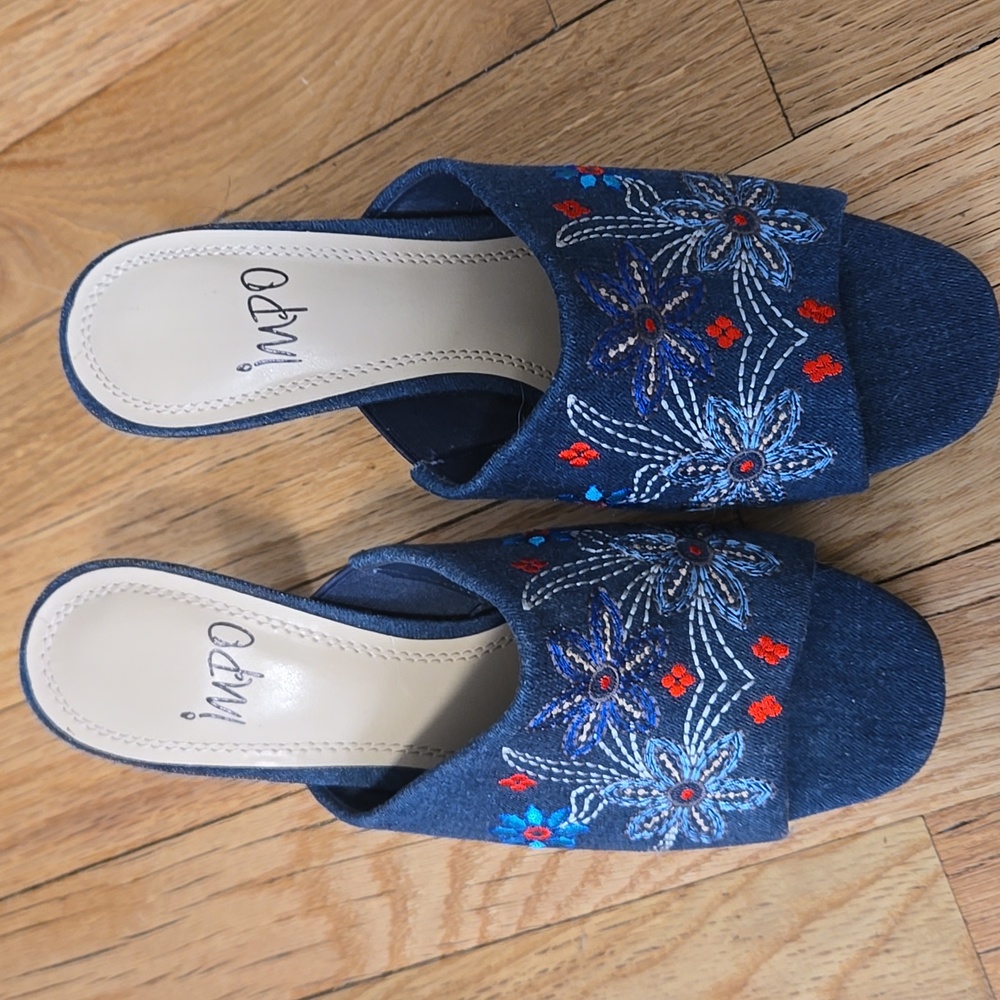 Denim Sandals by Impo